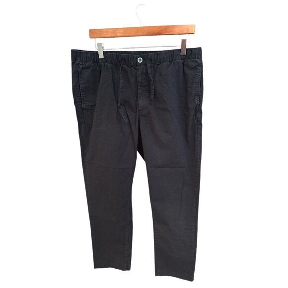 Bonobos Mens Black Chino Pants 34 Regular 98% Cotton 2% Spandex - Picture 1 of 7